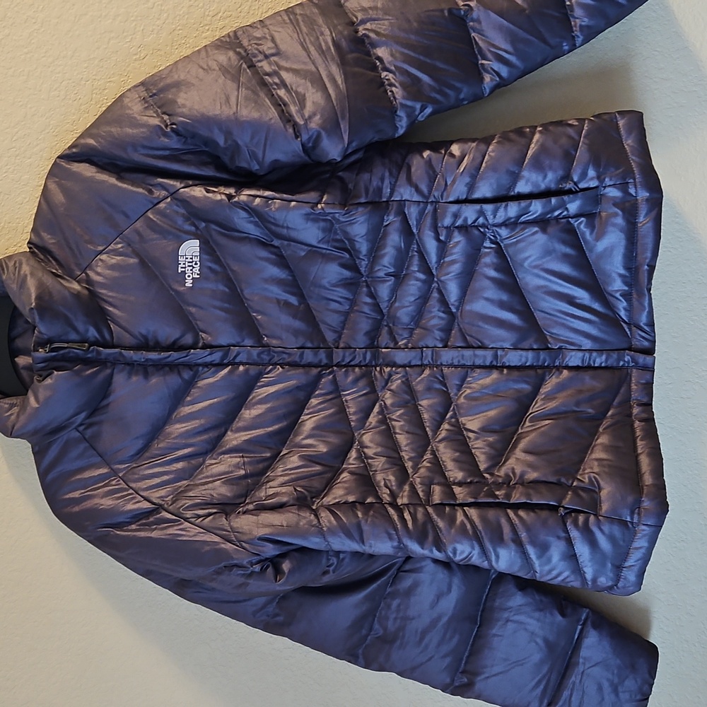 The North Face Purple Vintage‎ 550 Puffer Jacket Large